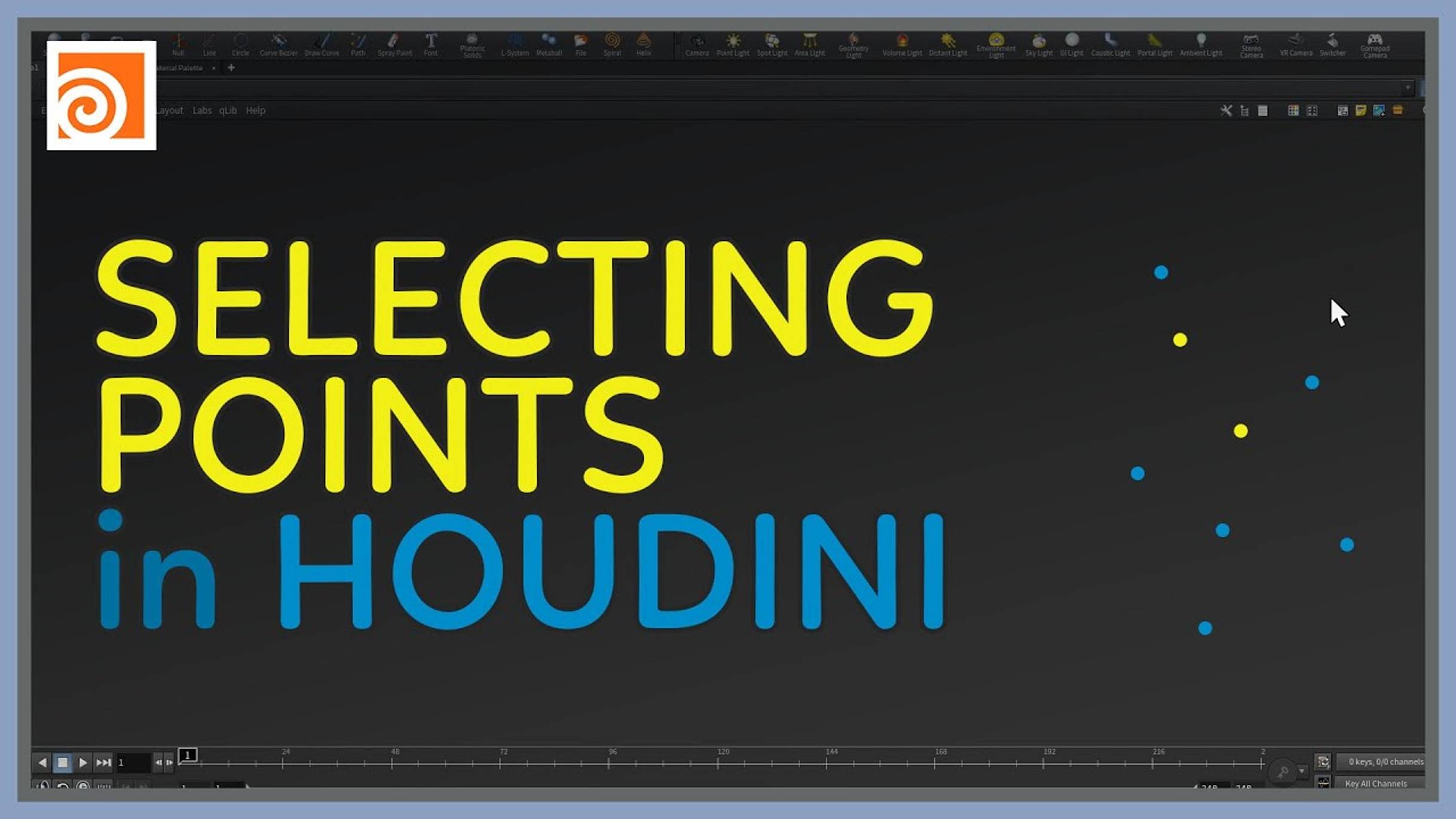 08 Selecting Points in Houdini смотреть онлайн