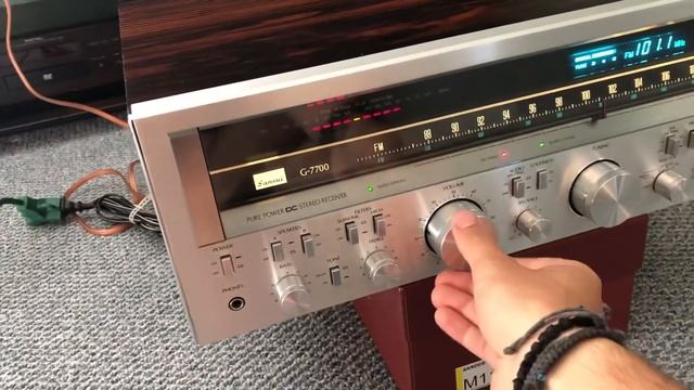 Sansui G-7700 Stereo Receiver Demo For sale смотреть онлайн