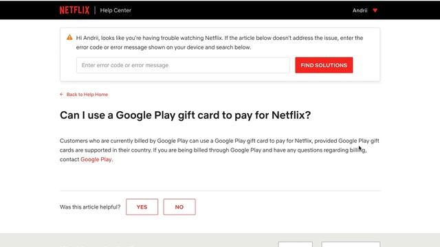 Can you pay for netflix with google play? смотреть онлайн