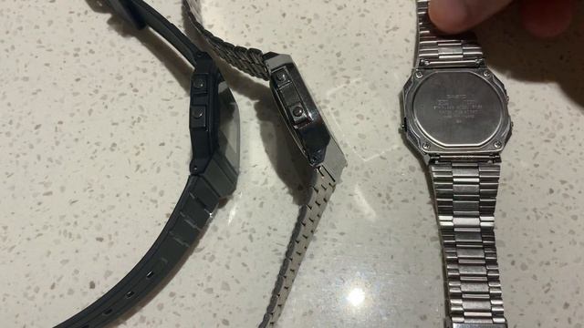 Casio F-91W Vs Casio A168 Vs Casio A700W