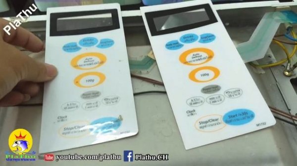 วิธีซ่อมไมโครเวฟ ซัมซุง อาการ- กดสั่งงานไม่ได้-แผงปุ่มเมนูไม่ทำงาน