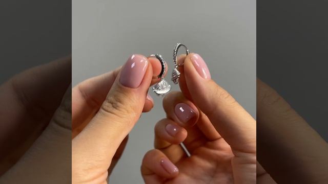 Серьги Космос ELEMENT 47 из серебра 925 пробы с кубическими цирконами Z05286H_SR_WG смотреть онлайн