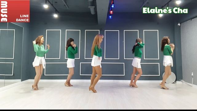 Elaine's Cha Line Dance/ (Bruno Mars) Improver/ Muse Line Dance смотреть онлайн