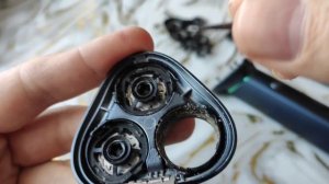 VGR V-310, как разобрать и почистить бритвенную головку