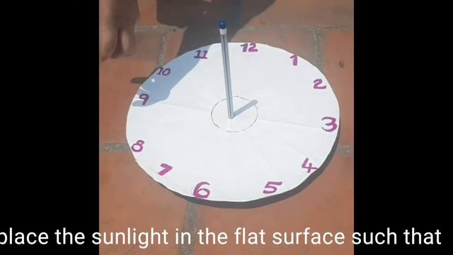 How To Make A Sundial #sundial #naturalclock