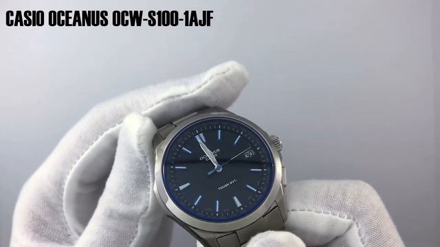 CASIO OCEANUS OCW-S100-1AJF Tough Solar Radio Men's Watch смотреть онлайн