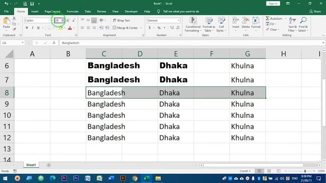 Microsoft Excel Part 5 || Text Formatting || Bold Text || Italic Text | Text Underline || Font Colo смотреть онлайн