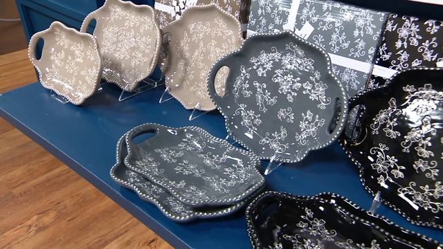 Temp-tations Set of (3) 10" Platters with Gift Boxes on QVC смотреть онлайн