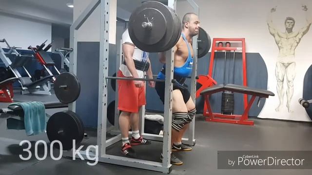 Squat 300 kg raw Juro Grigel смотреть онлайн