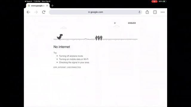 How to play the dinosaur game on iPad! смотреть онлайн