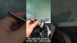 TX- S20 portable three-slope drill bit sharpener angle grinder for carbide & HSS operation video