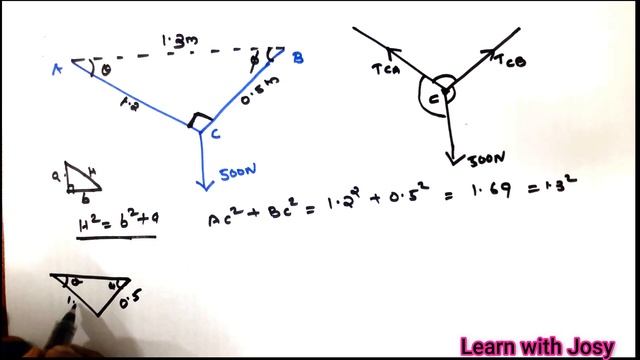 Problems on Lami's Theorem |Problem 02 | PART 03 | Engineering Mechanics |First year | KTU syllabus смотреть онлайн