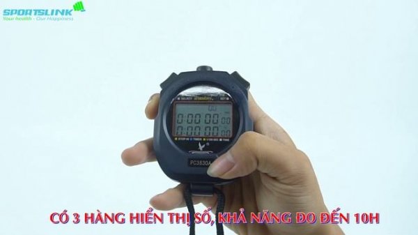 Đồng hồ bấm giờ ( bấm giây ) PC3830A giá rẻ cao cấp - Sportslink Channel