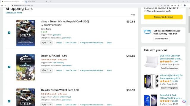 How to Buy Steam Gift Card on Amazon | Get Steam gift card with Creditcard (2024) смотреть онлайн