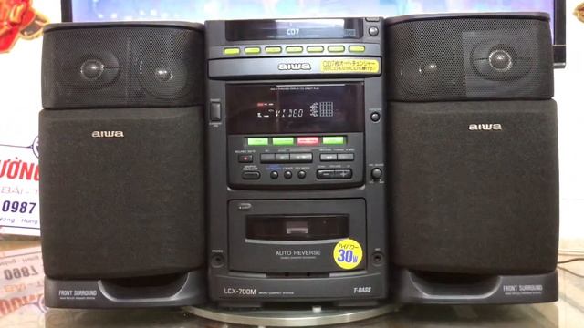 Aiwa - LCX 700M ! ĐẸP 90% . LOA 3WAY CHẤT ÂM HAY! GIÁ:đã Bân ☎️0987938796(ZALO)