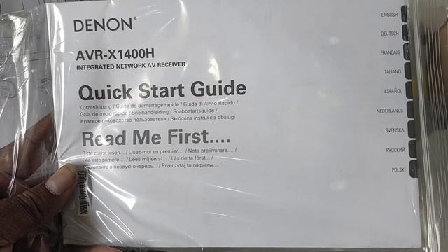 KARRI Technologies ( Unboxing Denon AVR-X-1400H 7.2 channel in Telugu ) смотреть онлайн