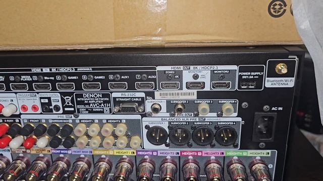 Denon AVC A1H  15.4 Channel Flagship Av Receiver #denon #dolbyatmos #auro3d #imax #avreceiver
