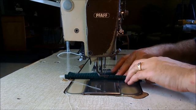 Cording Foot Demo - Pfaff 1445 Walking Foot Lockstitch Sewing Machine
