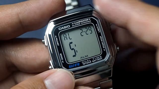 Casio A-178 Setting: How To Set A178WA Time, Date, Alarm, Dual Time, etc A178 A178W смотреть онлайн