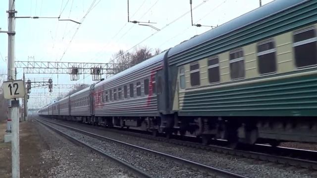 ЧС2к-797 с поездом №143 "Кисловодск – Москва" смотреть онлайн