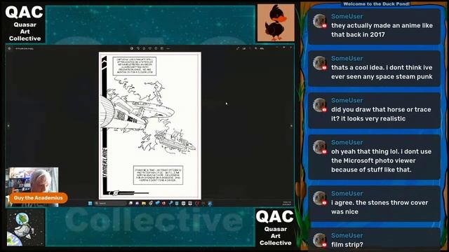 Quasar Art Collective- A collaborative Art Stream смотреть онлайн