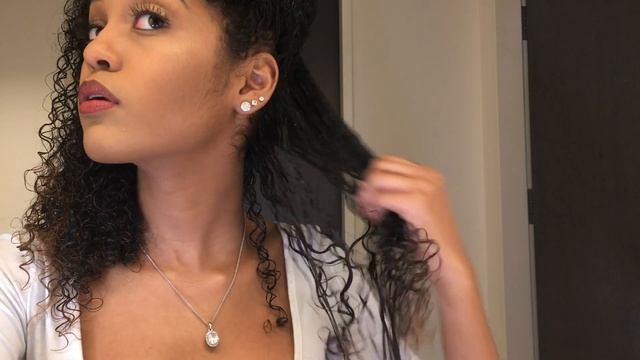 TGIN Curly Hair Review: tgin Green Tea Leave in Conditioner & Curl Bomb Moisturizing Styling Gel смотреть онлайн