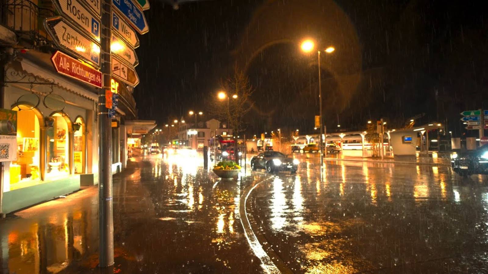 Прогулка под дождем, Интерлакен 4K - самый красивый город Швейцарии | #шариклайф смотреть онлайн