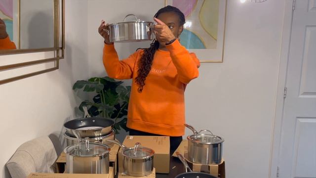 PROCOOK STAINLESS STEEL POT SET UNBOXING - I SPENT £400 ON POTS!! смотреть онлайн