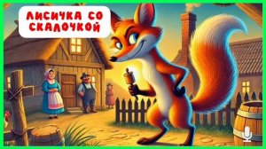 Лисичка со скалочкой | аудиосказки | народные сказки | детские сказки онлайн | сказка | мультик
