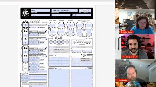 We Make The SWOLEST Druid! DC20 Character Creation Guide ft. The Dungeon Coach! смотреть онлайн