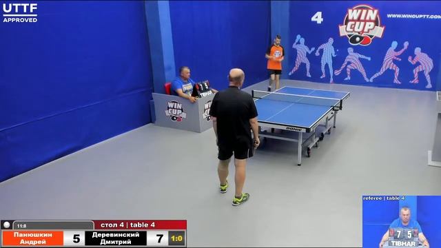 18:30 Панюшкин Андрей 3-0 Деревинский Дмитрий стол 4 ЮГ-3 15.09.21 смотреть онлайн