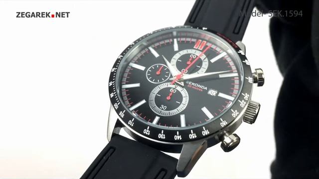 Sekonda Chronograph SEK.1594 - Zegarek.net смотреть онлайн