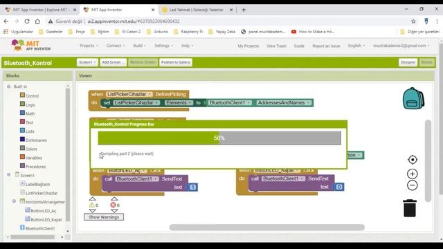 App Inventor ile Proje Nasıl Yapılır?: LED Yakma ve Söndürme Uygulaması смотреть онлайн