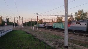«эксклюзив!!!!» вл80с-429 с вагоном для перевозки отходов с атомных станций на о.п. богатырская