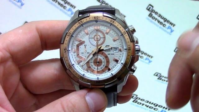 Часы Casio EDIFICE EFR-539L-7A - видео обзор от PresidentWatches.Ru