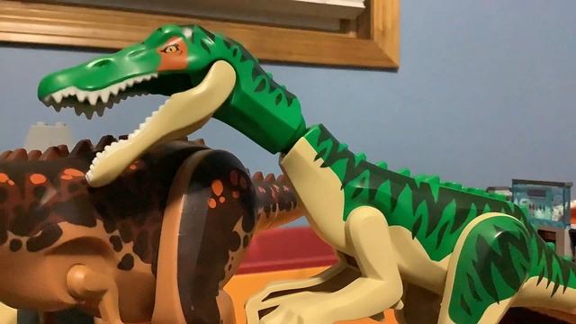 Lego￼ Carnotaurus￼ Vs. Baryonyx