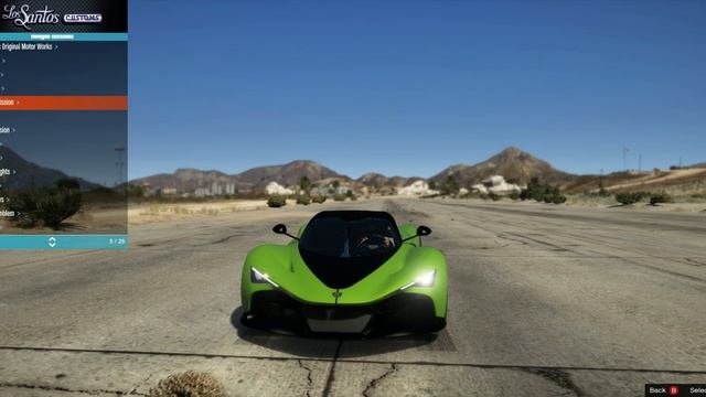Zenvo Aurora in GTA V Car Mod #291 смотреть онлайн