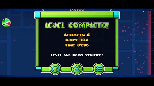 NEON BLADE BUT IS A LAYOUT OF GEOMETRY DASH смотреть онлайн