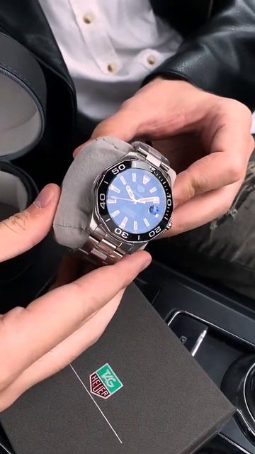 Мужские наручные часы механические круглые гарантия 12 месяцев Tag Heuer Aquaracer смотреть онлайн