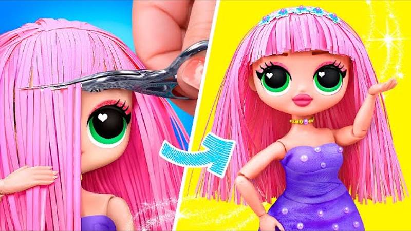 Всё из бумаги / 11 полезных лайфхаков для кукол смотреть онлайн