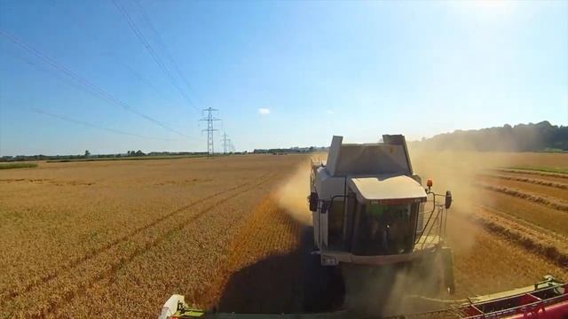 Koi Zeit Mähdrescha - Claas Lexion 480 Harvester смотреть онлайн