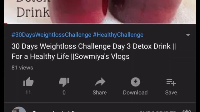 30 DAY HEALTHY WEIGHT LOSS CHALLENGE || DAY 3 DETOX DRINK смотреть онлайн