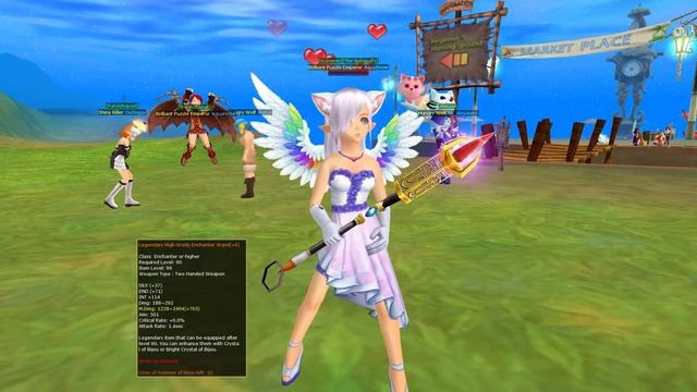 Fiesta Online - every enhancement level of Legendary High Grade Enchanter Wand from +0 to +12 смотреть онлайн