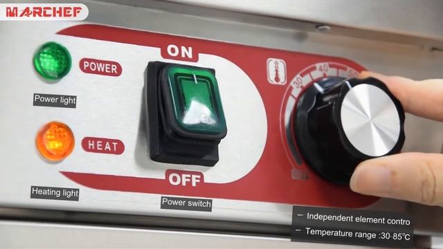 Marchef Restaurant Plate Warmer/Dishes Heating PW-60 смотреть онлайн