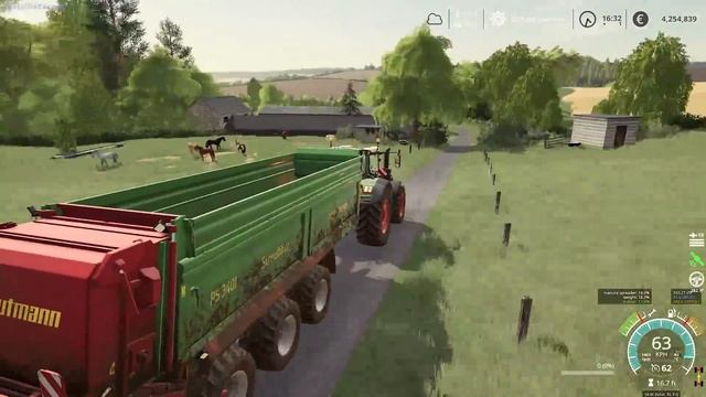 80ac - spreading manure and sowing canola | Oakfield Farm with Seasons #103 | FS19 TimeLapse | 4K смотреть онлайн