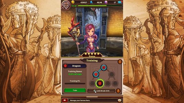 Valiant Force Hero Promotion to 5 Star [Dragoon Freya] смотреть онлайн