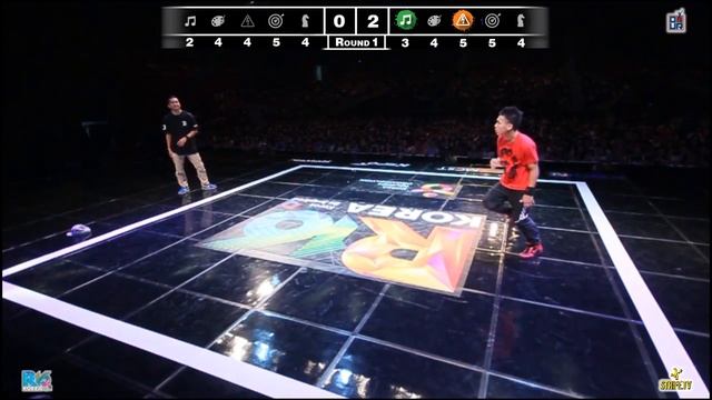 HONG10 (Korea) vs ISSEI (Japan) | R16 Korea 2012 World Finals Bboy solo | Quarter Final смотреть онлайн
