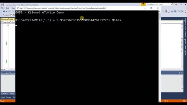 kilometre to mile in c# смотреть онлайн