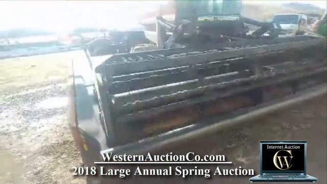 381R 2000 Mac Don 922 16 Ft Hay Header With Conditioner 2018 Spring Farm Auction смотреть онлайн