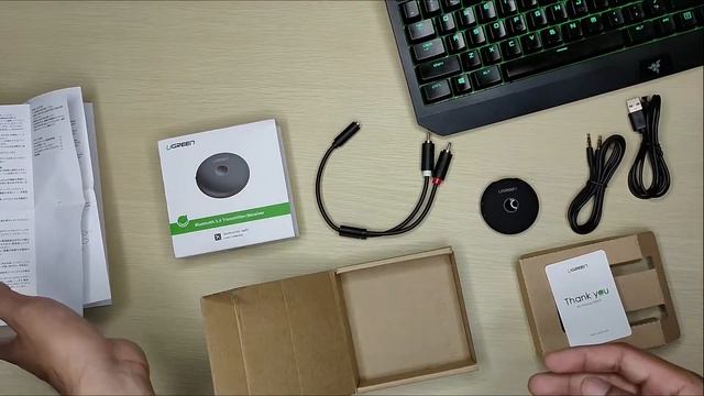 Ugreen Bluetooth 5.0 Transmitter/Receiver Unboxing & Setup - TAGALOG